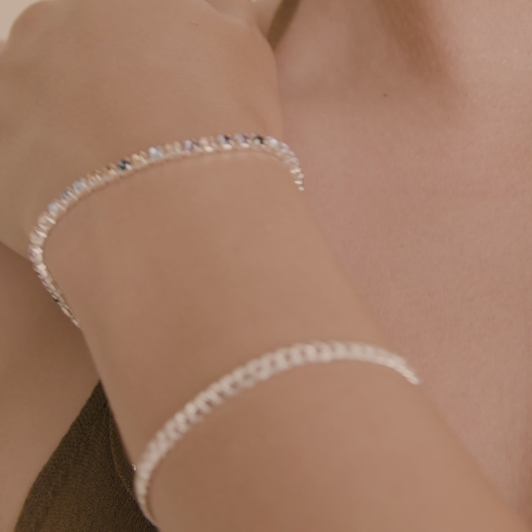 Pilgrim REIGN Armband, 2-in-1-Set, versilbert Online Outlet