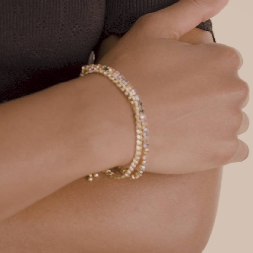 Pilgrim REIGN Armband, 2-in-1-Set, vergoldet Exklusive Angebote