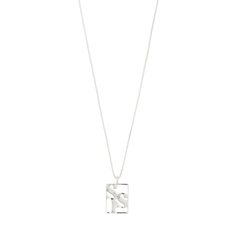 Pilgrim LOVE TAG, recycelte SIS Halskette versilbert Online
