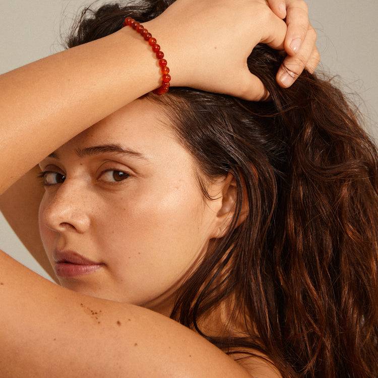 Pilgrim HEILSTEINE Armband mit rotem Achat Fabrikverkauf
