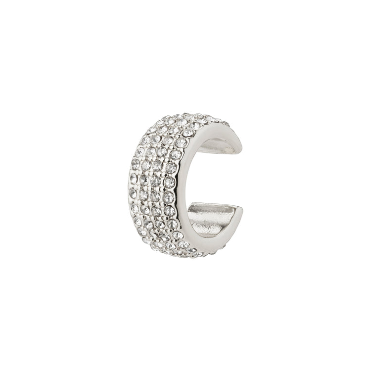 Pilgrim MATYLDA recycelter Kristall-Cuff-Ohrring versilbert Versandkostenfrei