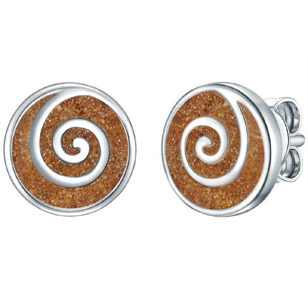 Rafaela Donata Ohrstecker Sterling Silber Sand