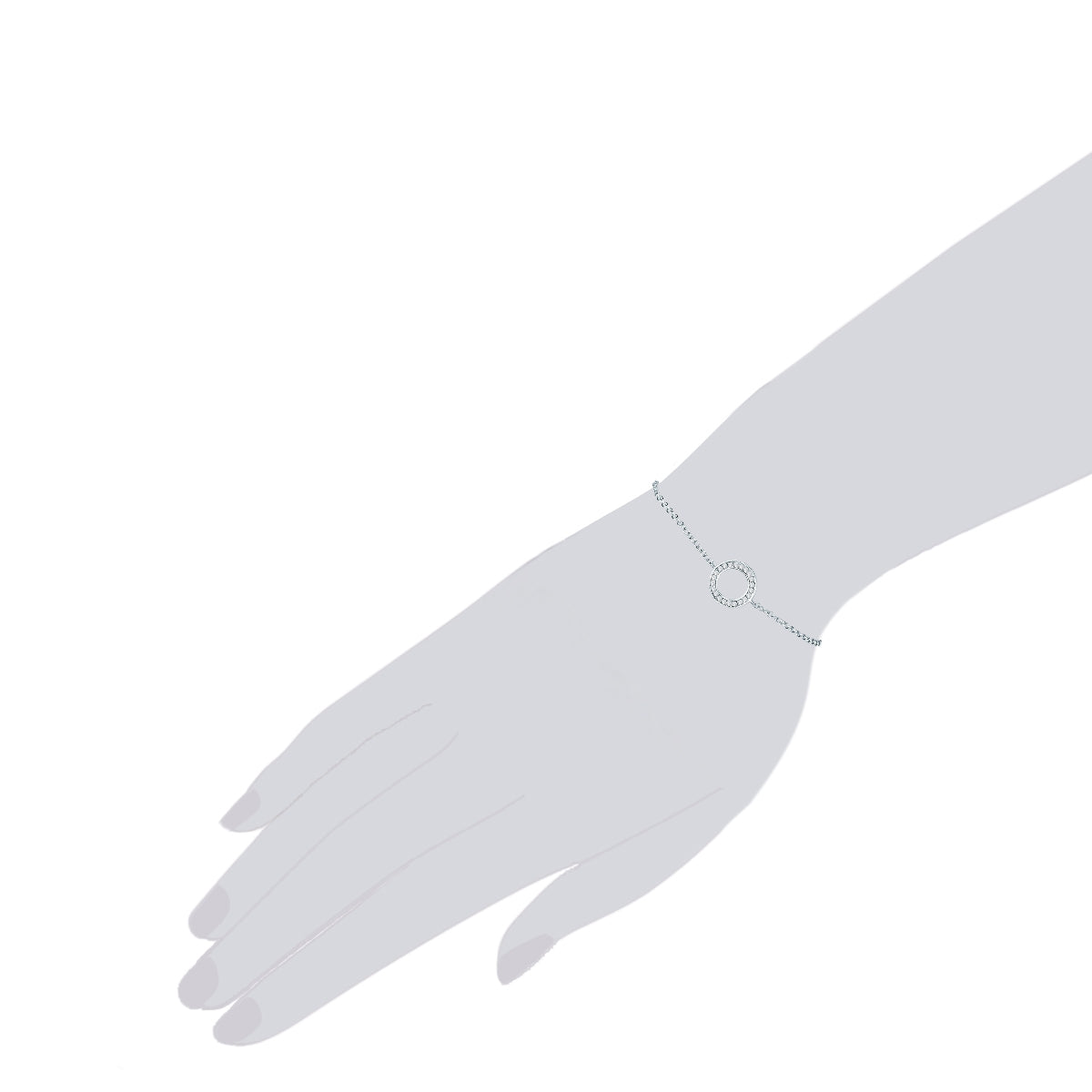 Rafaela Donata Armband Sterling Silber verziert mit Kristallen von Swarovski® weiß Hotsell
