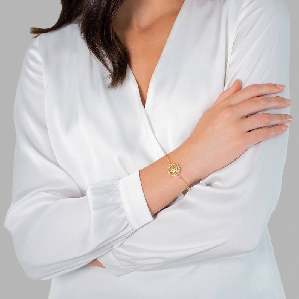 Rafaela Donata Armband Sterling Silber gelbgold Zirkonia weiß Schlussverkauf