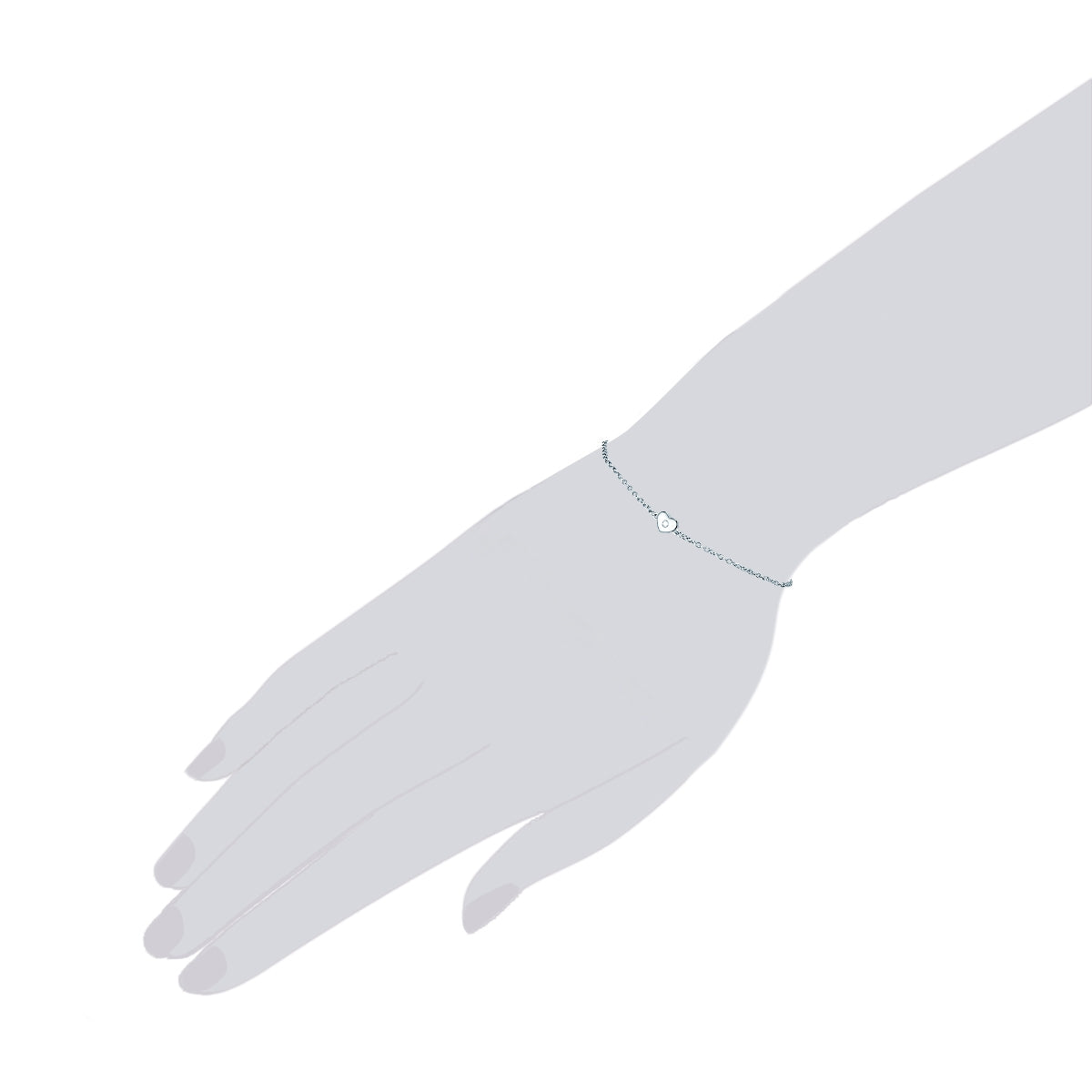 Rafaela Donata Armband Sterling Silber Zirkonia weiß Meist gekauft