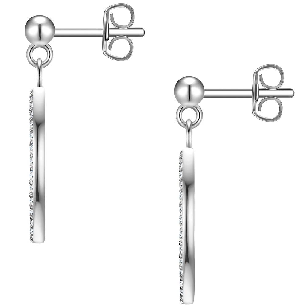 Rafaela Donata Ohrhänger Sterling Silber Zirkonia weiß Outlet
