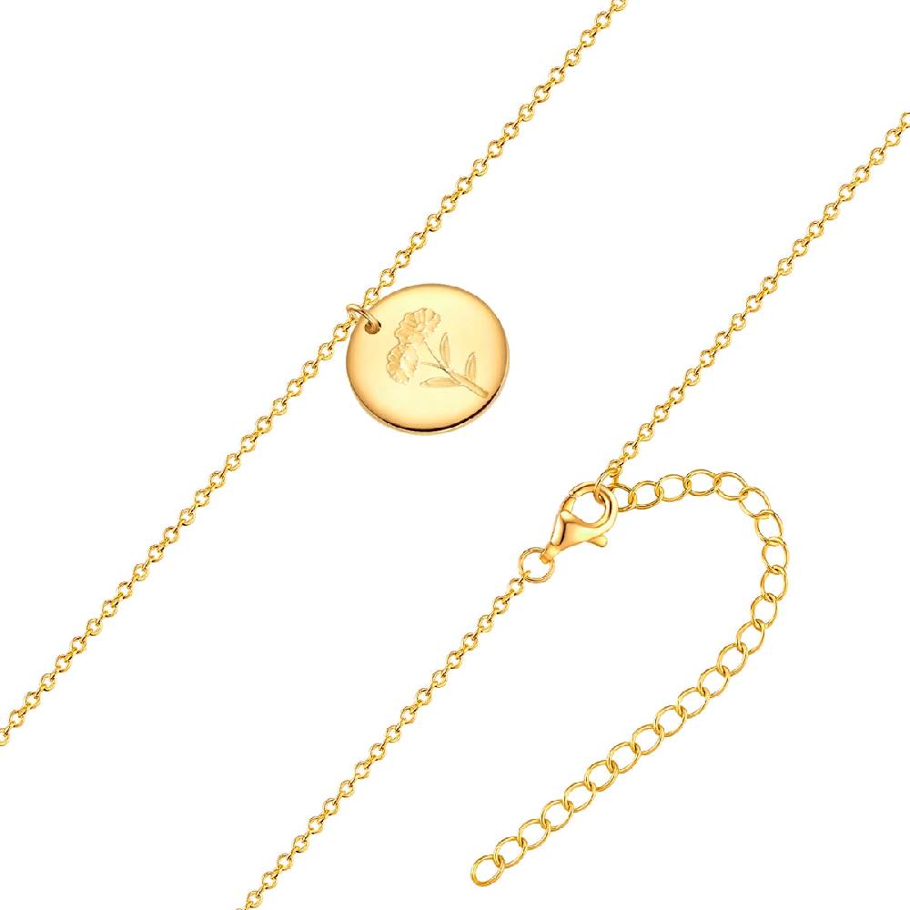 Rafaela Donata Kette mit Anhänger Sterling Silber gelbgold Schlussverkauf