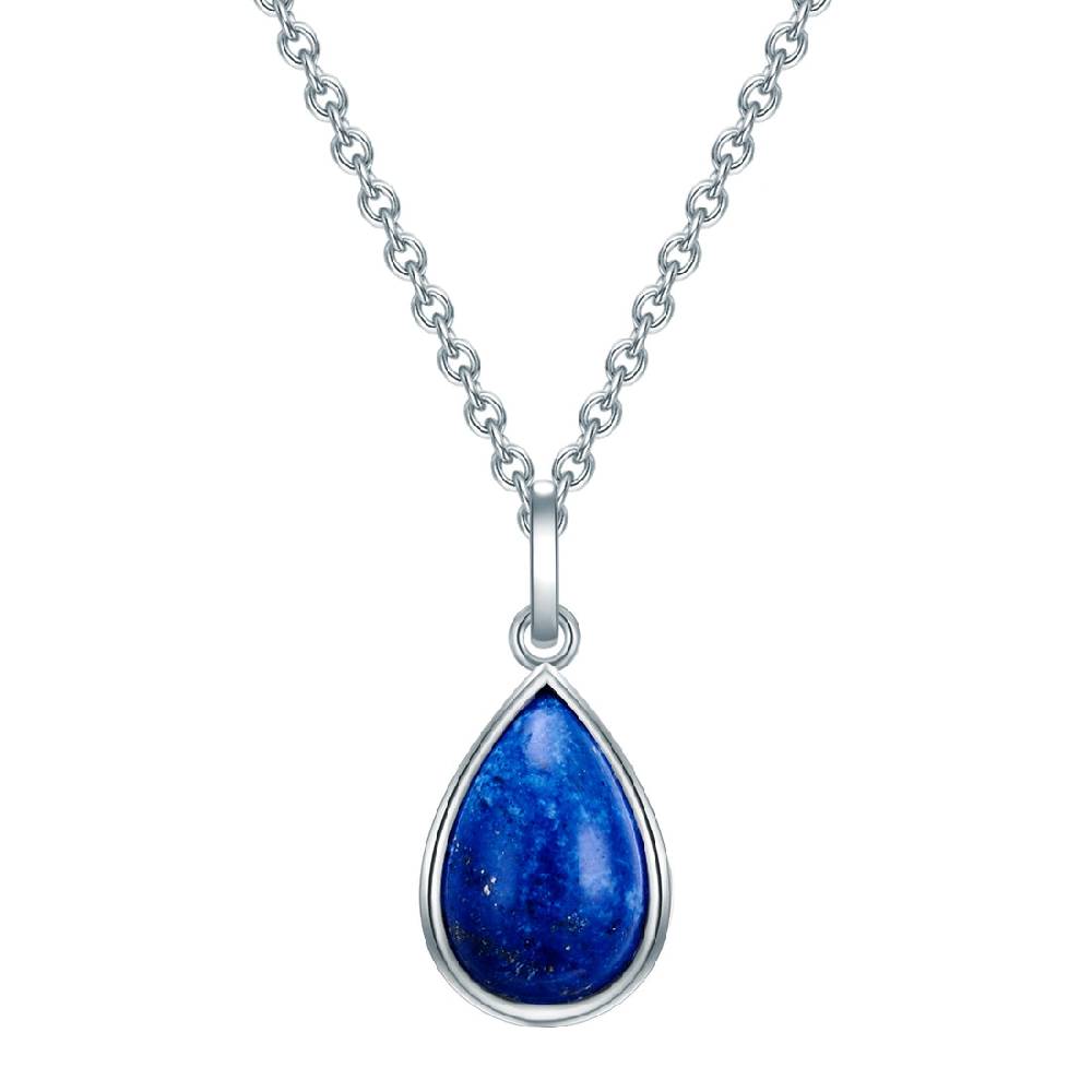 Rafaela Donata Kette mit Anhänger Sterling Silber Lapislazuli