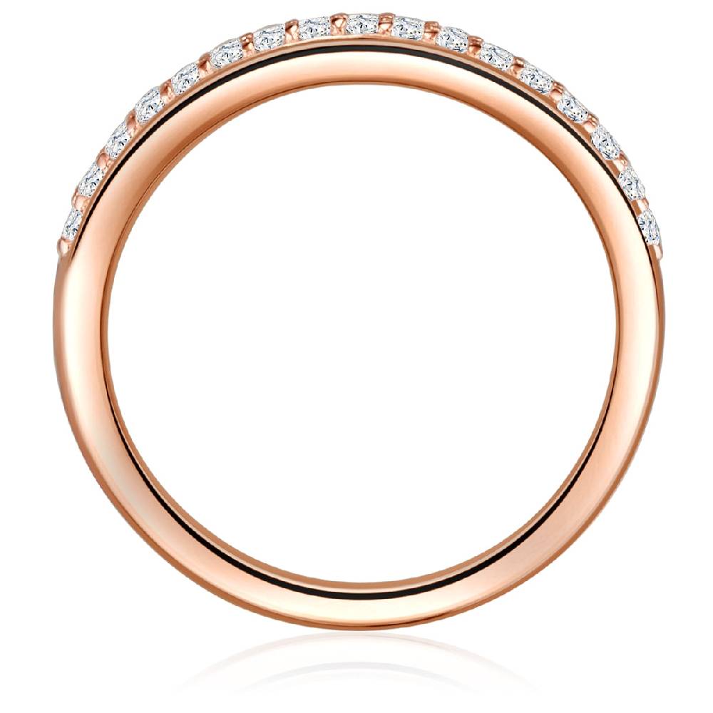 Rafaela Donata Ring Sterling Silber roségold Zirkonia weiß Blitzverkäufe