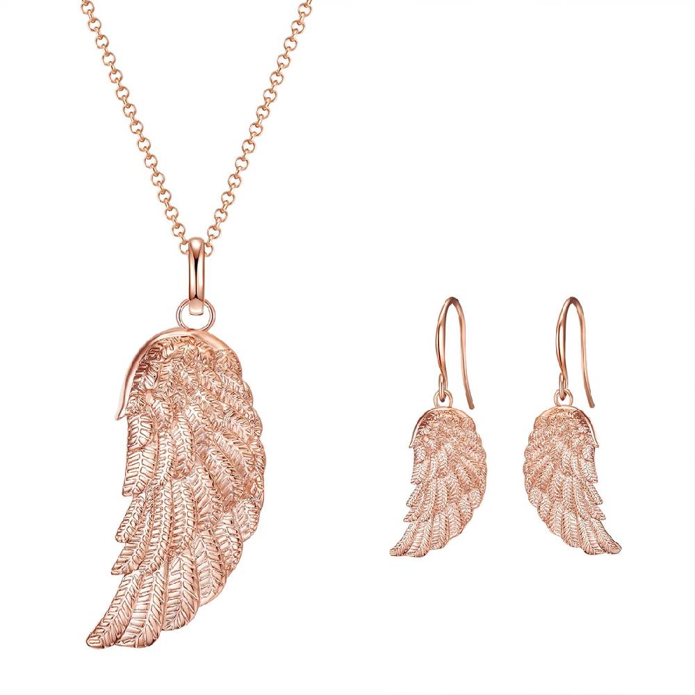Rafaela Donata Set (Kette+Ohrhänger) roségold