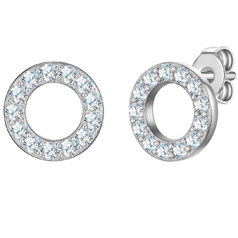 Rafaela Donata Ohrstecker Sterling Silber Zirkonia weiß