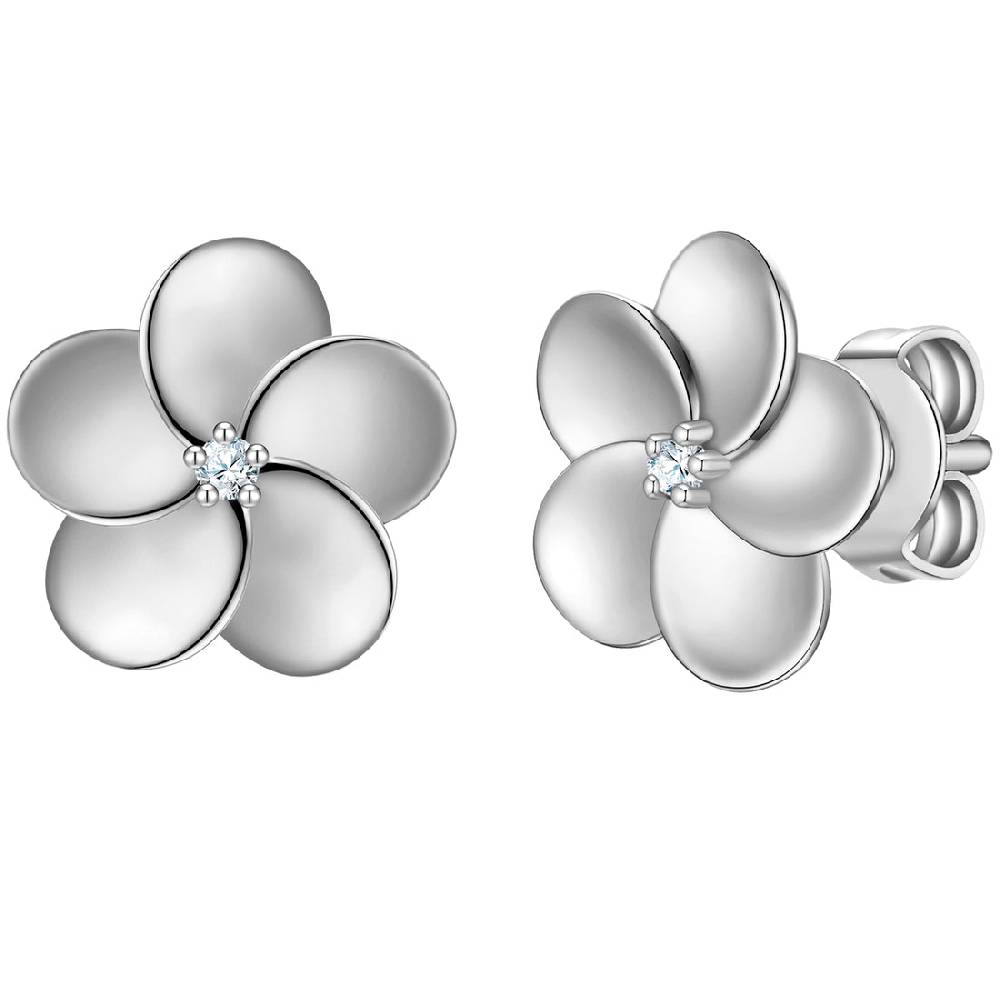 Rafaela Donata Ohrstecker Sterling Silber Zirkonia weiß