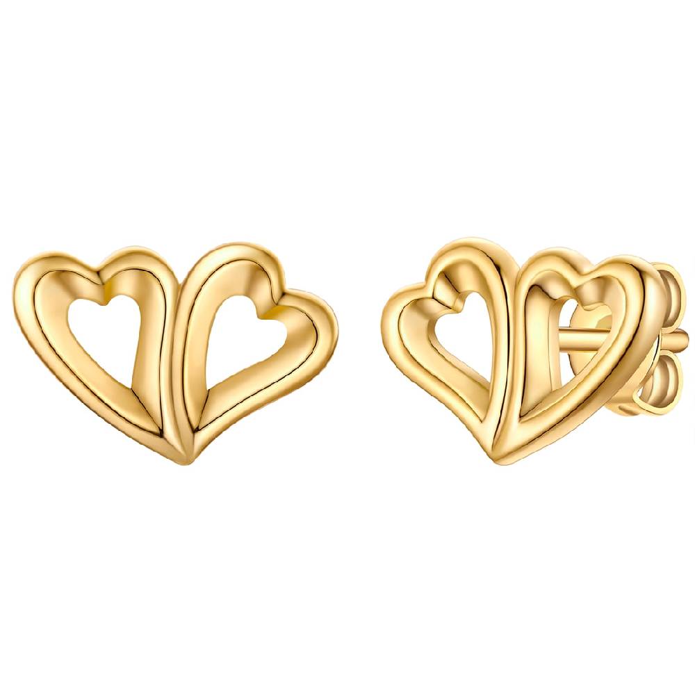 Rafaela Donata Ohrstecker Sterling Silber gelbgold