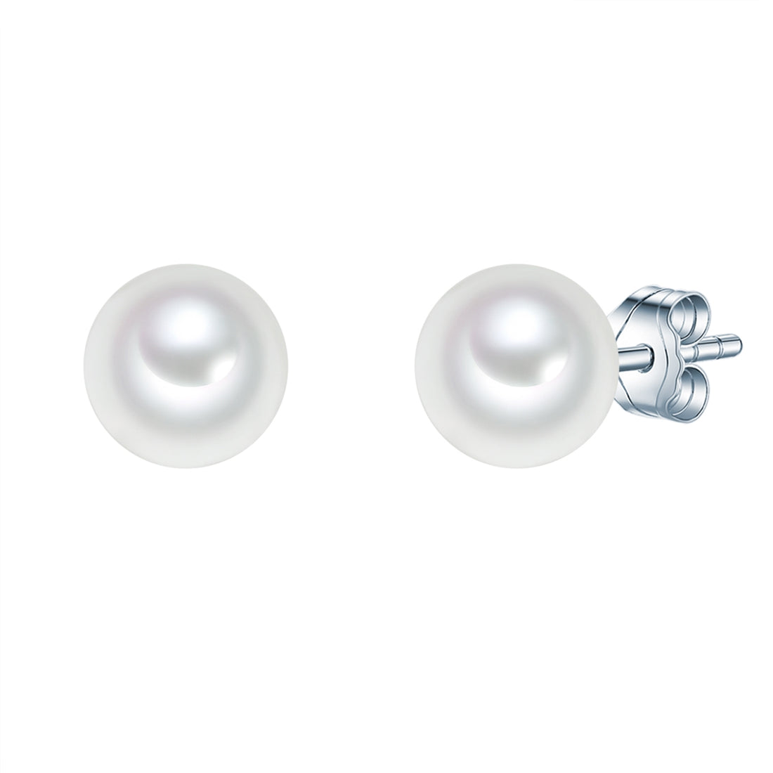 Rafaela Donata Ohrstecker Sterling Silber Muschelkernperle weiß