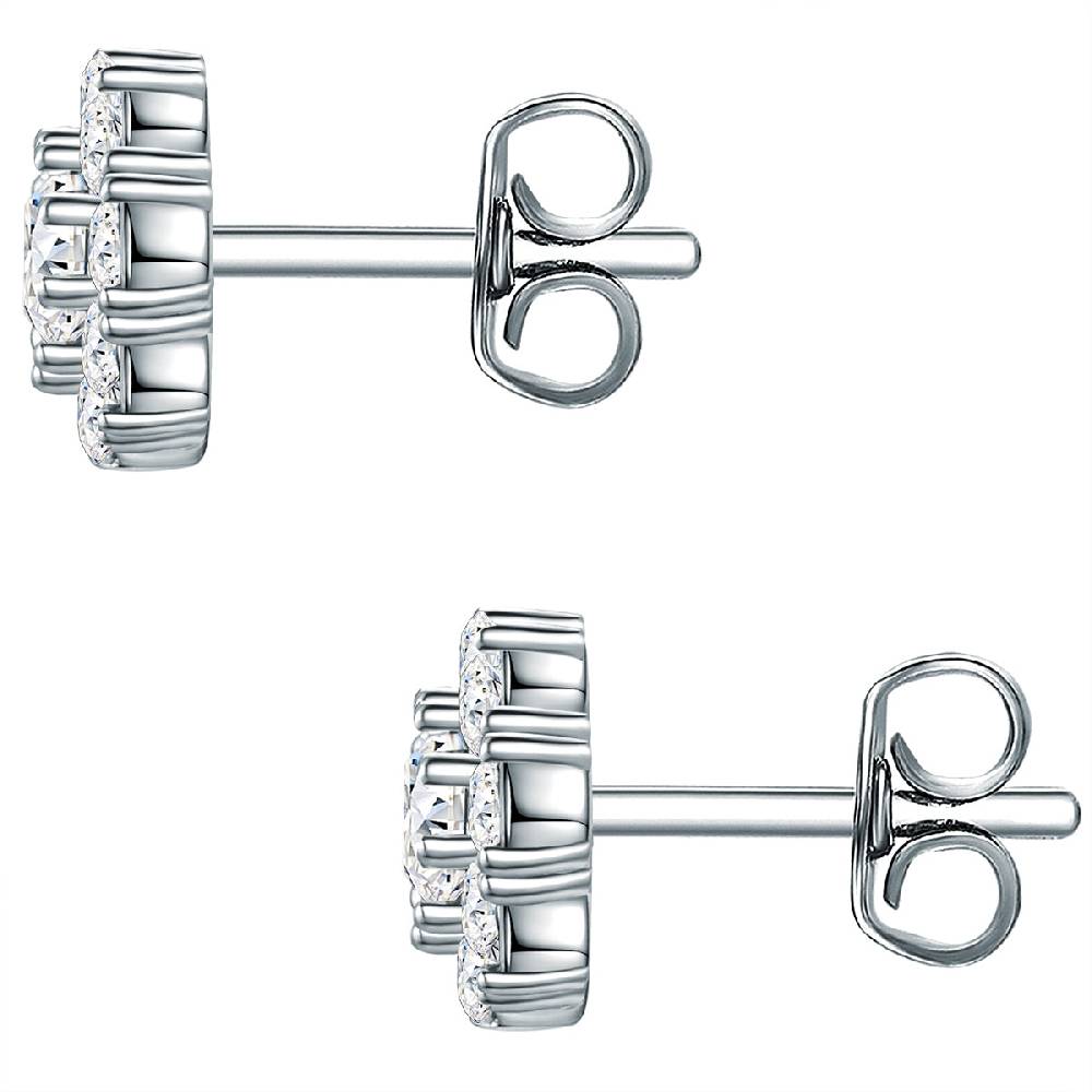 Rafaela Donata Ohrstecker Sterling Silber verziert mit Kristallen von Swarovski® weiß Verkauf