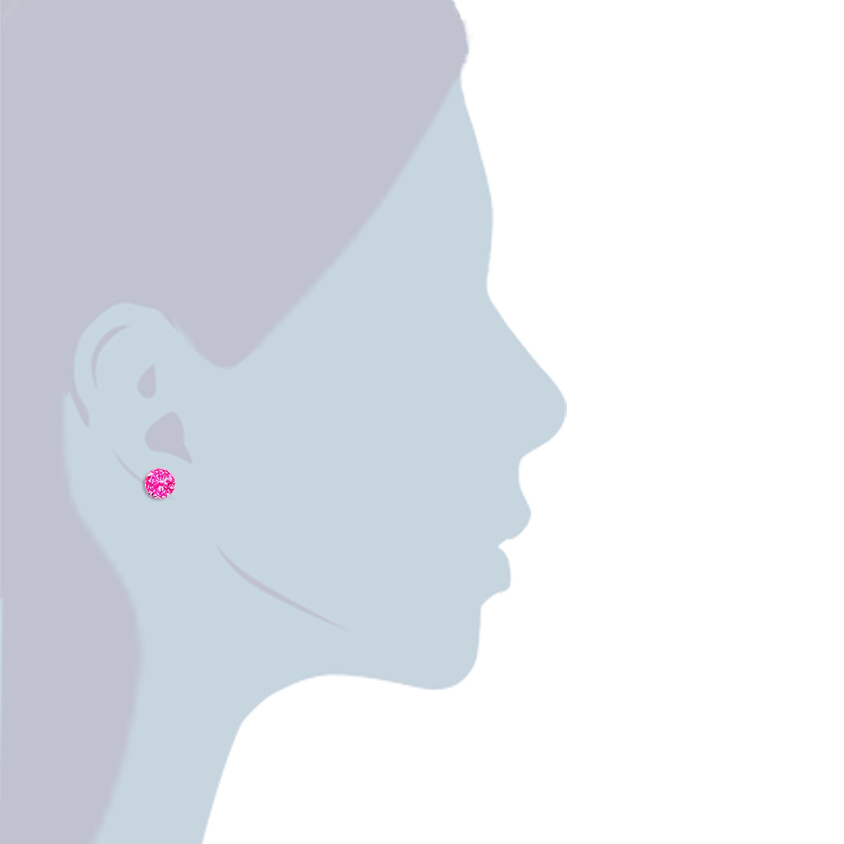 Rafaela Donata Ohrstecker Sterling Silber verziert mit Kristallen von Swarovski® rosa Angebote