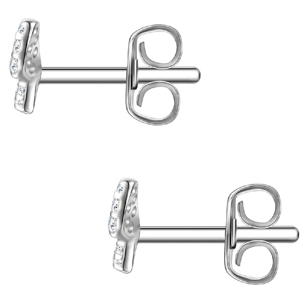 Rafaela Donata Ohrstecker Sterling Silber Zirkonia weiß Outlet