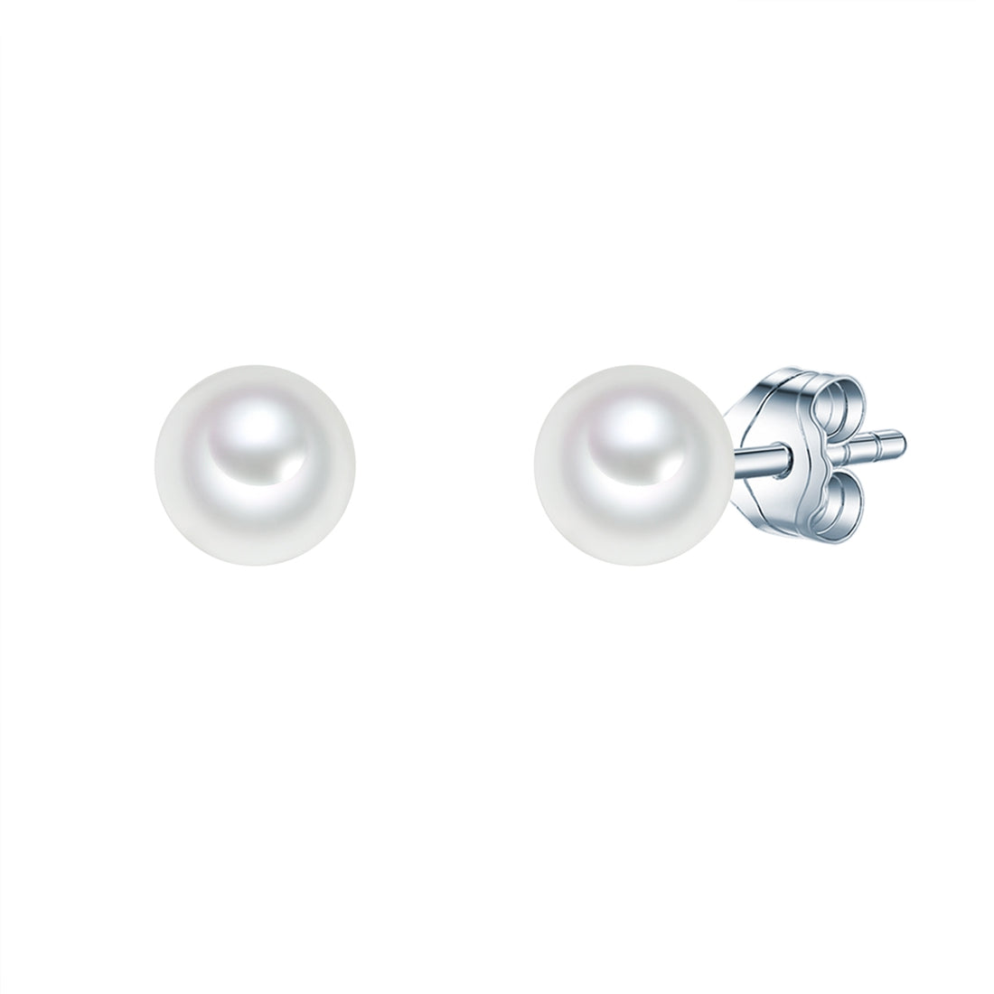 Rafaela Donata Ohrstecker Sterling Silber Muschelkernperle weiß Günstiger Verkauf