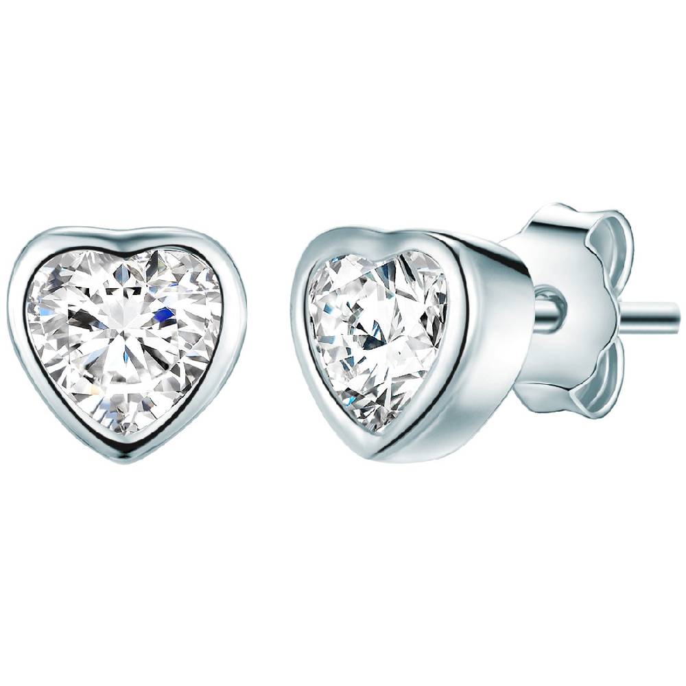 Rafaela Donata Ohrstecker Sterling Silber Zirkonia weiß