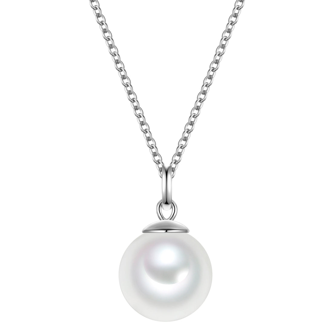 Rafaela Donata Kette mit Anhänger Sterling Silber Muschelkernperle weiß Angebote