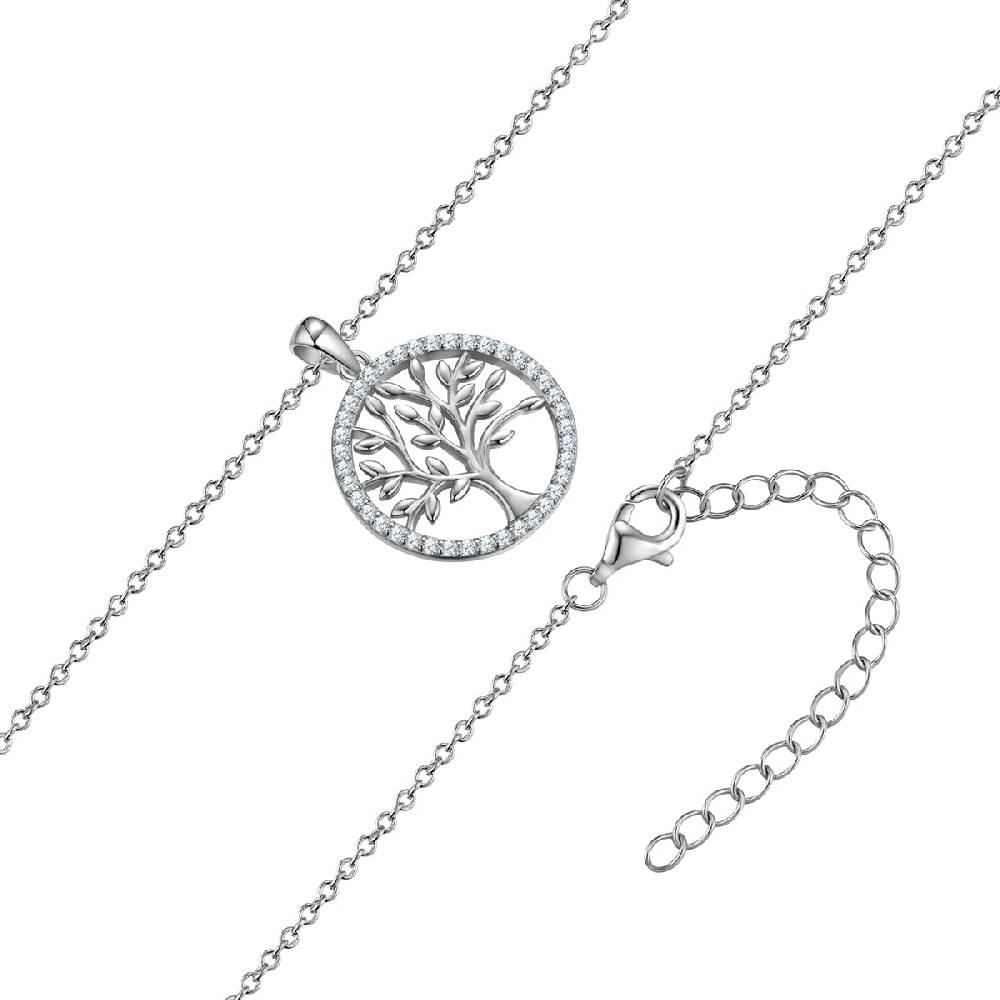 Rafaela Donata Kette mit Anhänger Sterling Silber Zirkonia weiß Schlussverkauf