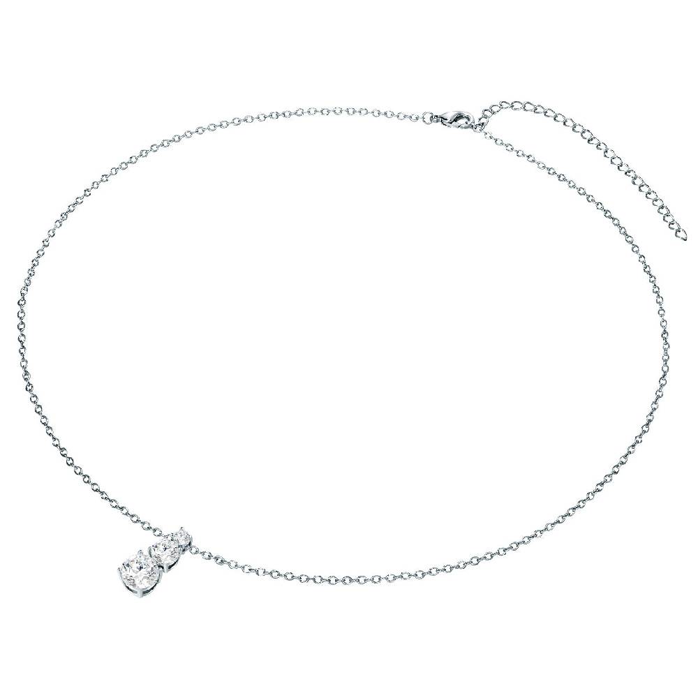 Rafaela Donata Kette mit Anhänger Sterling Silber verziert mit Kristallen von Swarovski® weiß Online
