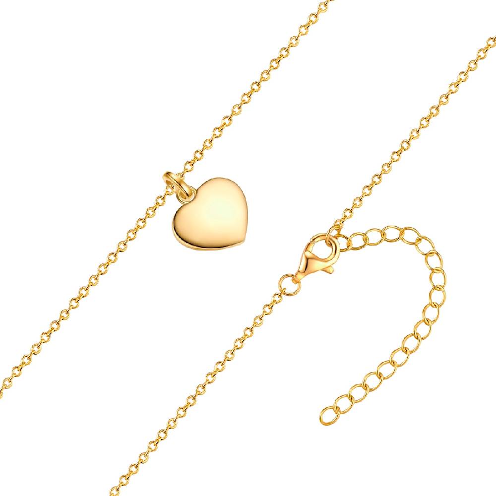 Rafaela Donata Kette mit Anhänger Sterling Silber gelbgold Fabrikverkauf