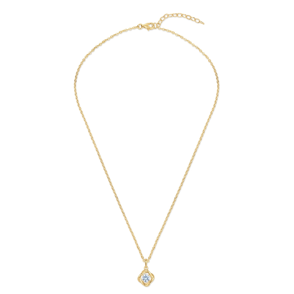 Rafaela Donata Kette mit Anhänger Sterling Silber gelbgold Spinell (synth.) blau Meist gekauft