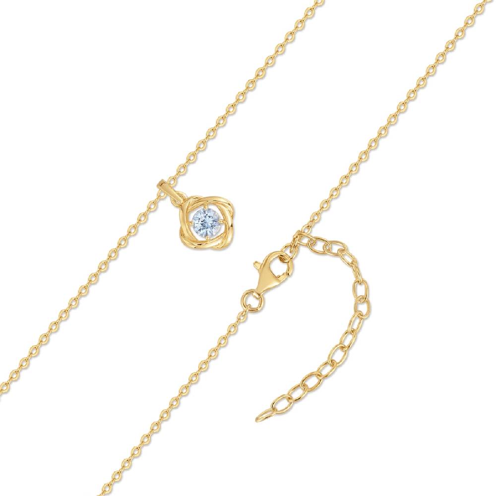 Rafaela Donata Kette mit Anhänger Sterling Silber gelbgold Spinell (synth.) blau Meist gekauft