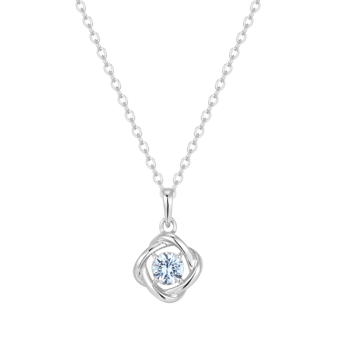 Rafaela Donata Kette mit Anhänger Sterling Silber Spinell (synth.) blau