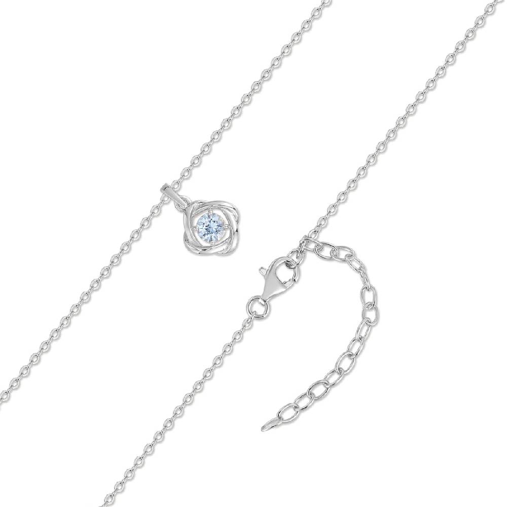 Rafaela Donata Kette mit Anhänger Sterling Silber Spinell (synth.) blau Jubiläumsangebot
