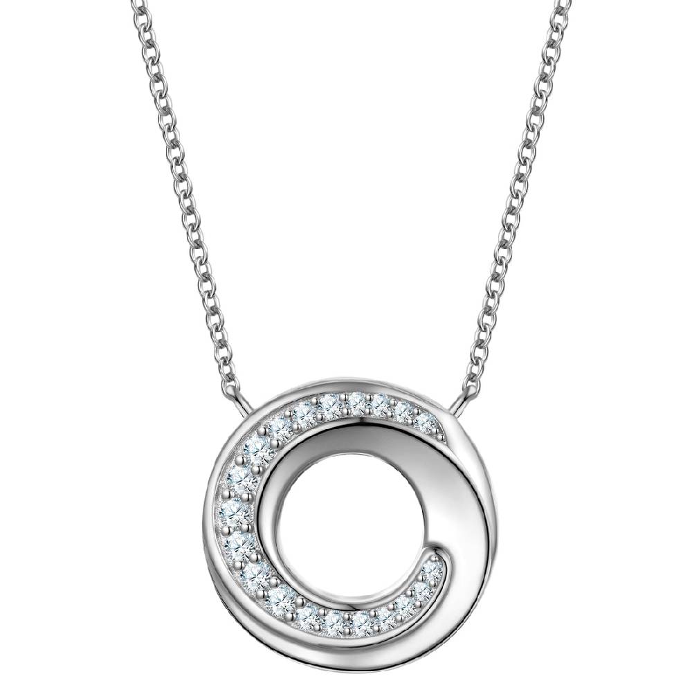 Rafaela Donata Kette mit Anhänger Sterling Silber Zirkonia weiß