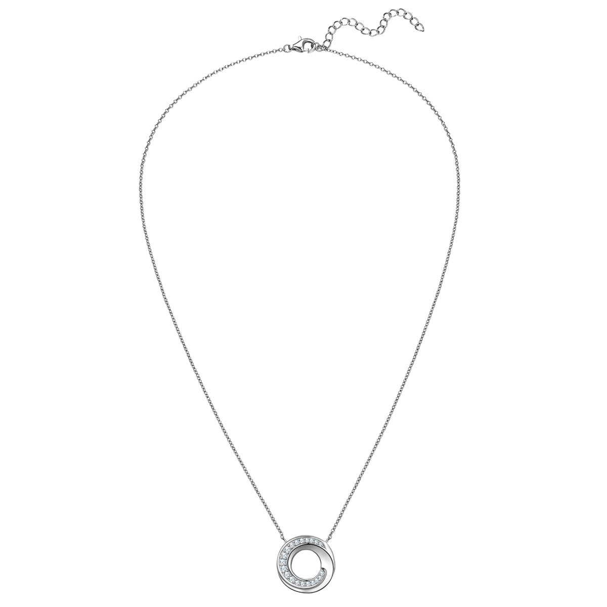 Rafaela Donata Kette mit Anhänger Sterling Silber Zirkonia weiß im Angebot