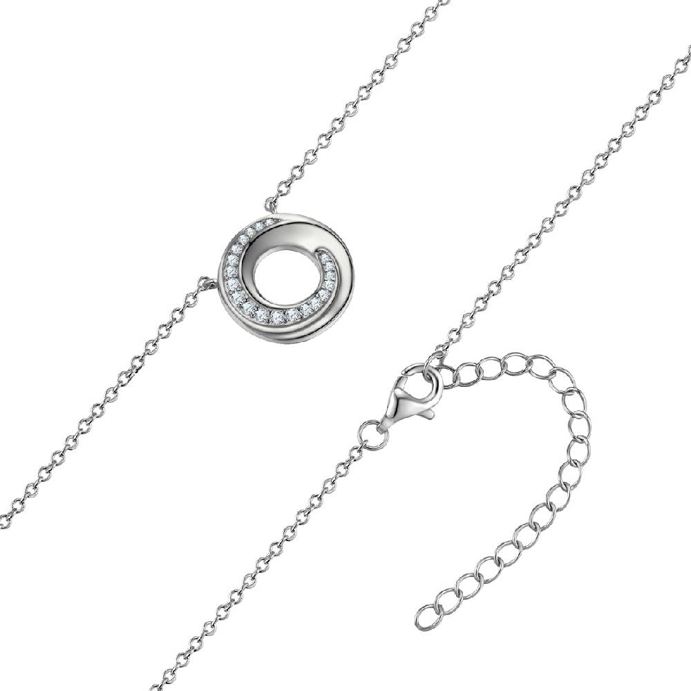 Rafaela Donata Kette mit Anhänger Sterling Silber Zirkonia weiß im Angebot