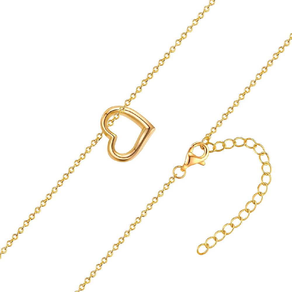 Rafaela Donata Kette mit Anhänger Sterling Silber gelbgold Blitzangebot
