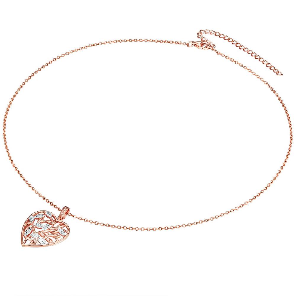 Rafaela Donata Kette mit Anhänger Sterling Silber roségold Zirkonia weiß Meist gekauft