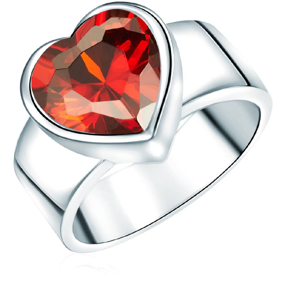 Rafaela Donata Ring Sterling Silber Zirkonia rot