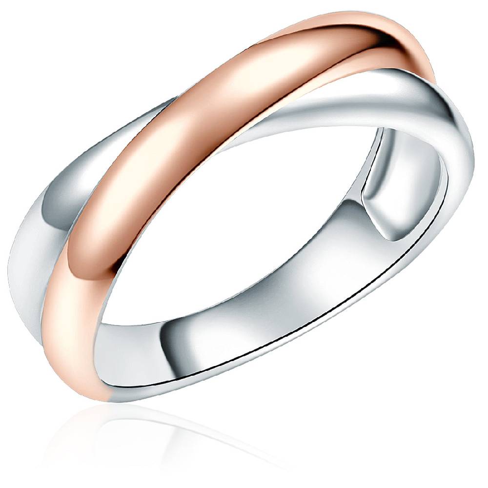 Rafaela Donata Ring Sterling Silber bi-Color