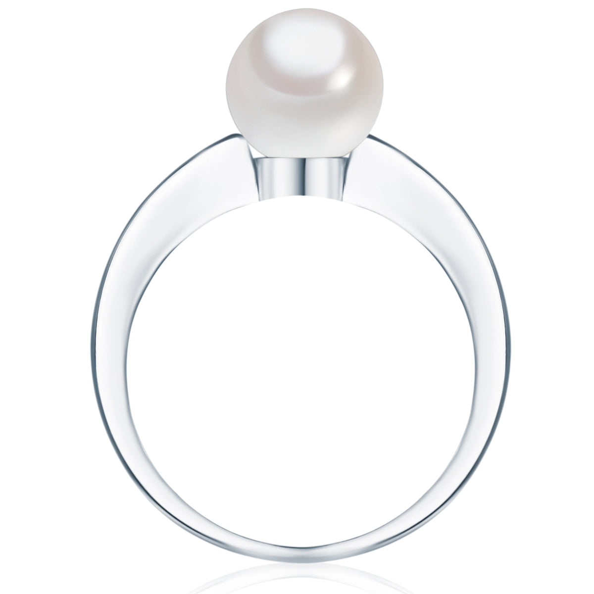 Rafaela Donata Ring Sterling Silber Südsee-Muschelkernperle weiß Zirkonia weiß Günstiger Verkauf