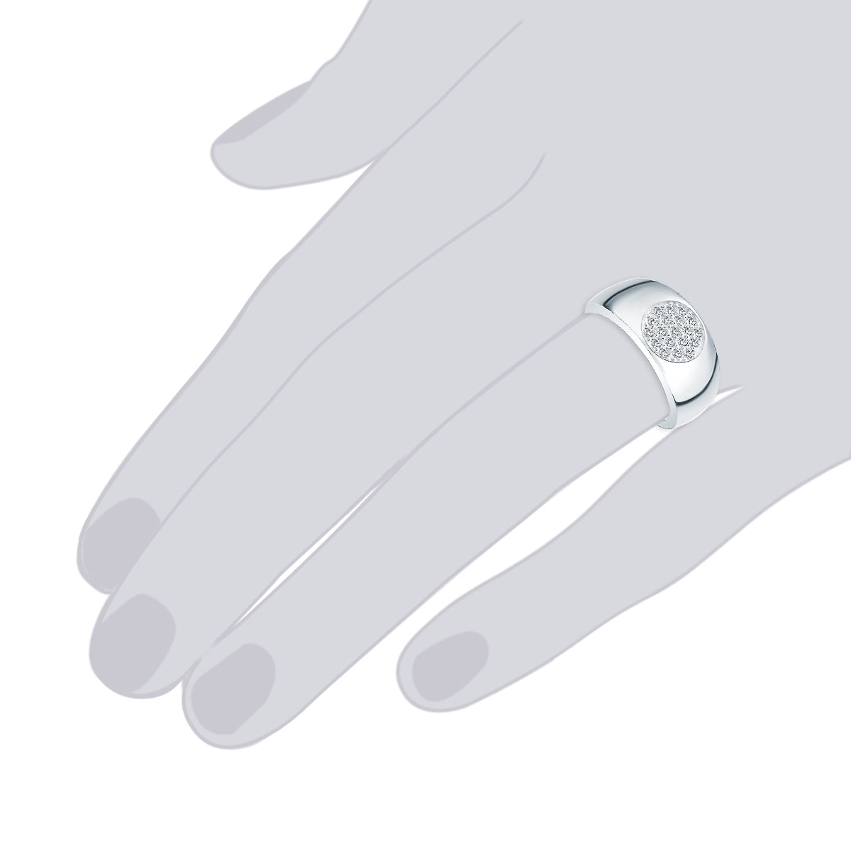 Rafaela Donata Ring Sterling Silber Zirkonia weiß Online