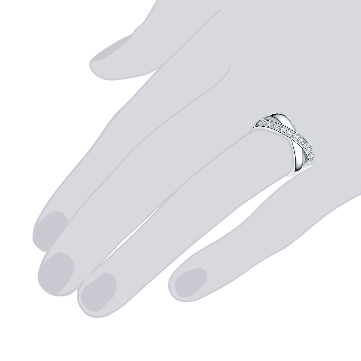 Rafaela Donata Ring Sterling Silber Zirkonia weiß Angebote