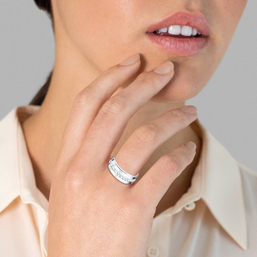 Rafaela Donata Ring Sterling Silber Zirkonia weiß Günstiger Verkauf
