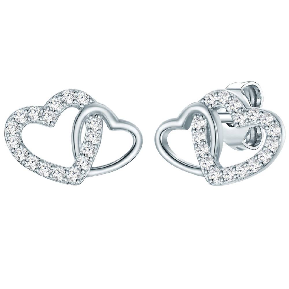 Rafaela Donata Ohrstecker Sterling Silber Zirkonia weiß