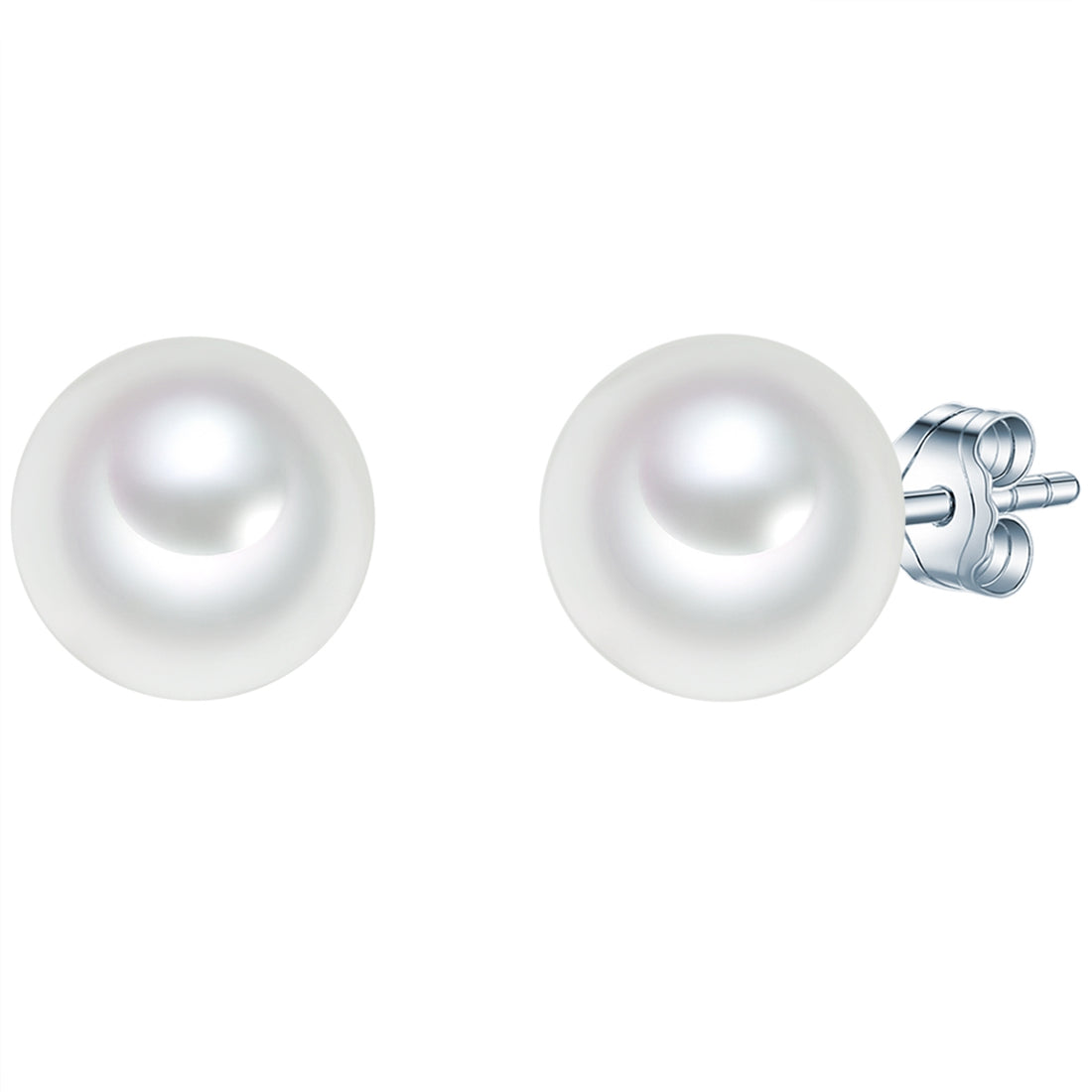 Rafaela Donata Ohrstecker Sterling Silber Muschelkernperle weiß