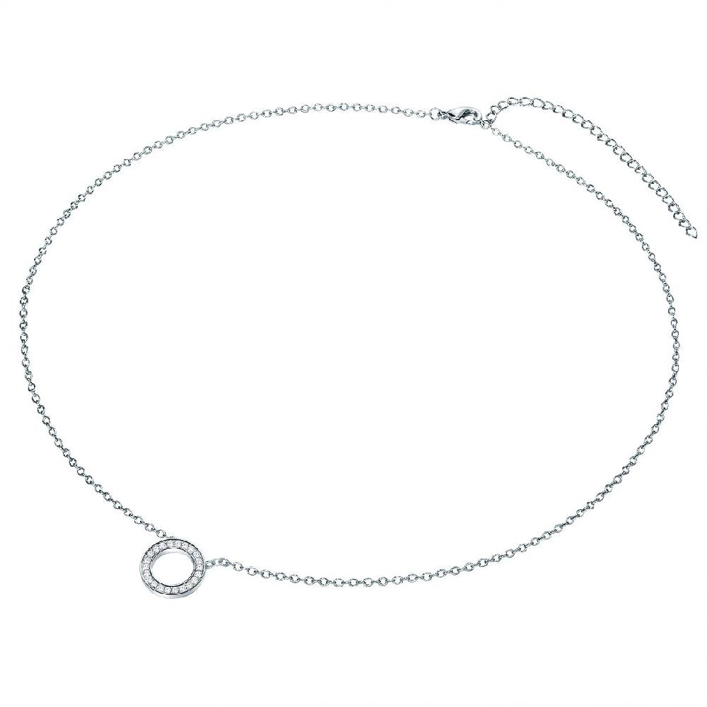 Rafaela Donata Kette mit Anhänger Sterling Silber verziert mit Kristallen von Swarovski® weiß Fabrikverkauf