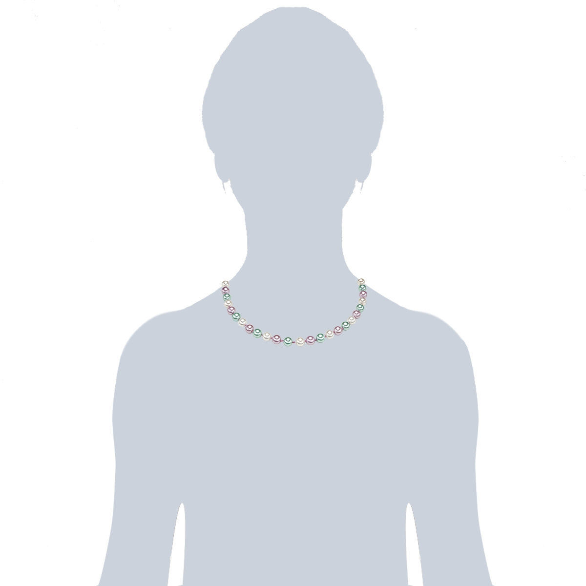 Rafaela Donata Kette Sterling Silber Muschelkernperle multicolor Blitzverkäufe