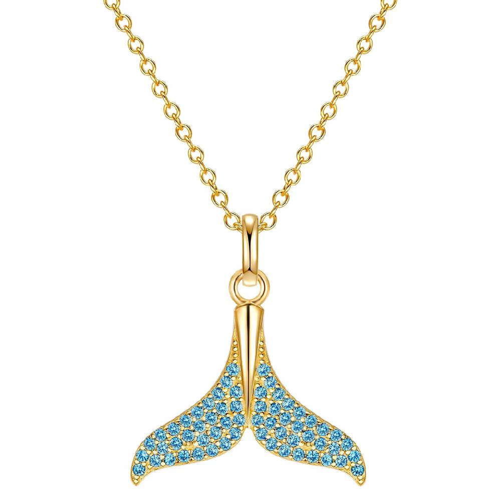 Rafaela Donata Kette mit Anhänger Sterling Silber gelbgold Zirkonia weiß