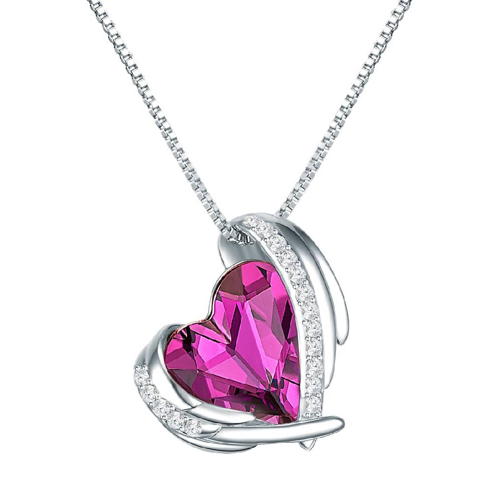 Rafaela Donata Kette mit Anhänger Sterling Silber verziert mit Kristallen von Swarovski® amethyst weiß