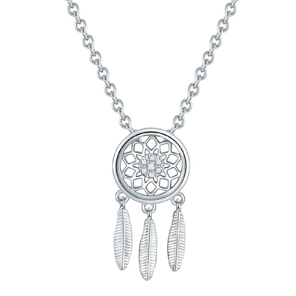 Rafaela Donata Kette mit Anhänger Sterling Silber Zirkonia weiß