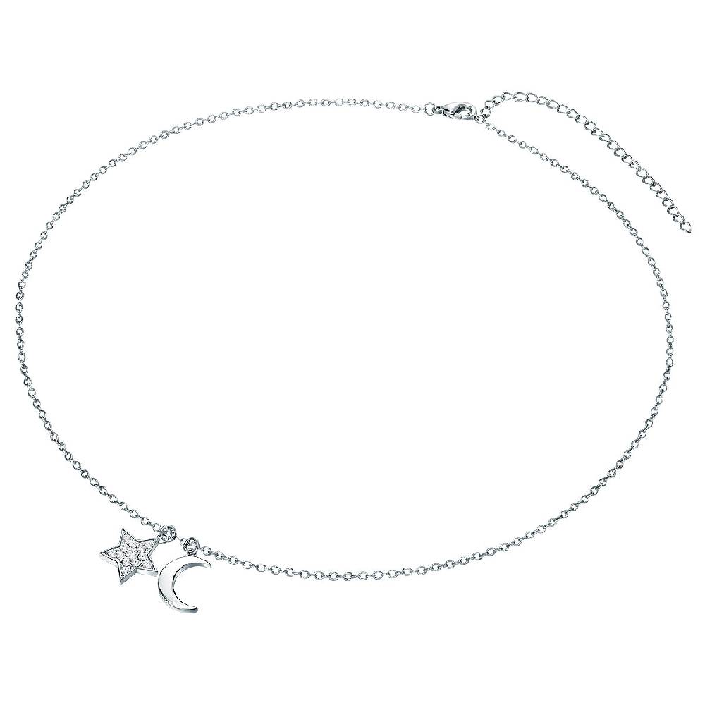 Rafaela Donata Kette mit Anhänger Sterling Silber verziert mit Kristallen von Swarovski® weiß Online